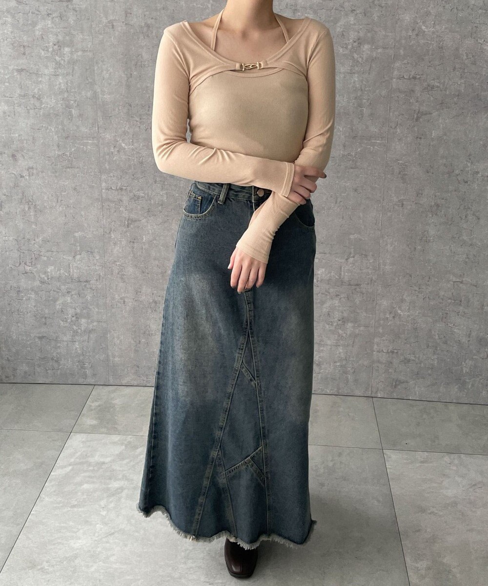 WEGO 【２点セット】カーデ付きアンサンブル 