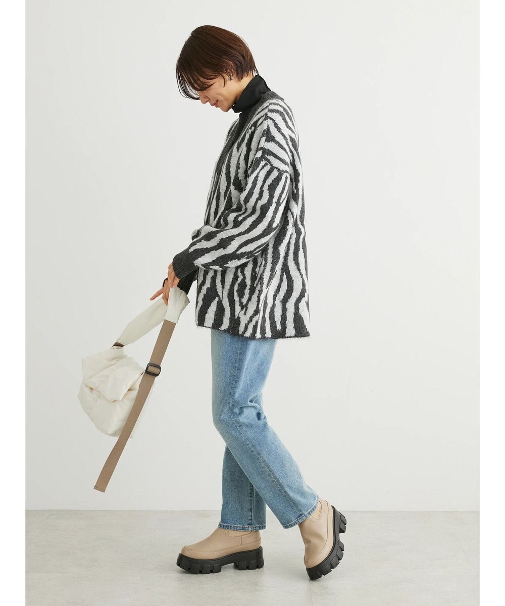 Green Parks 柄アソートニットカーディガン 