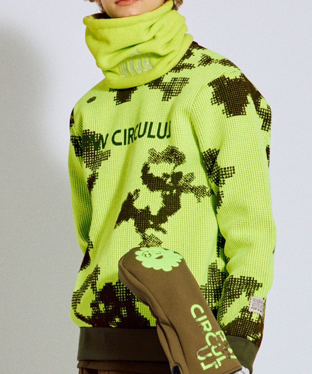 PW CIRCULUS 【MEN】Spark dot camouflage 軽量ニット ゴルフ 