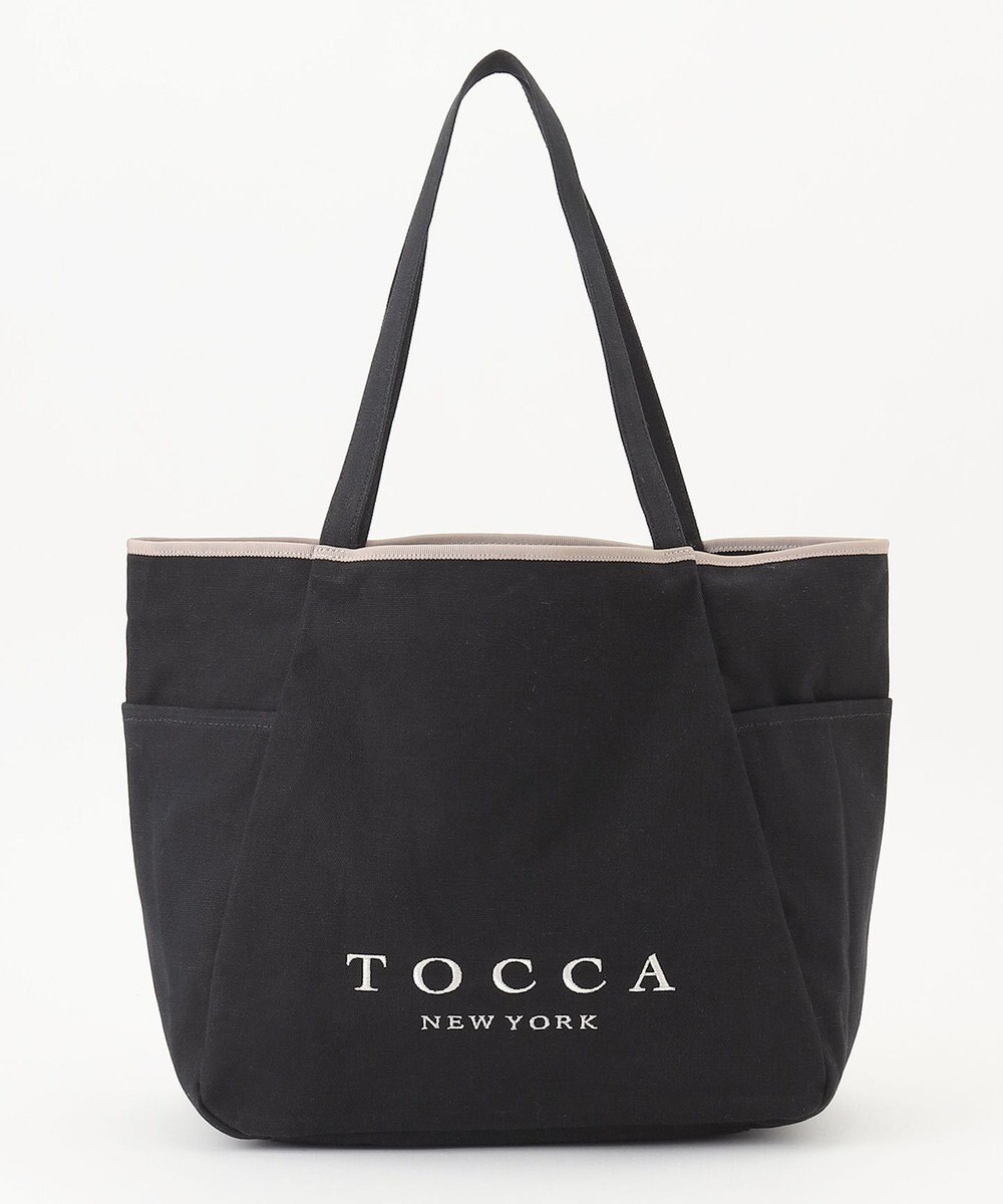 TOCCA 【WEB＆一部店舗限定】【A4サイズ対応】MERCATO LOGO CANVASTOTE キャンバストートバッグ 