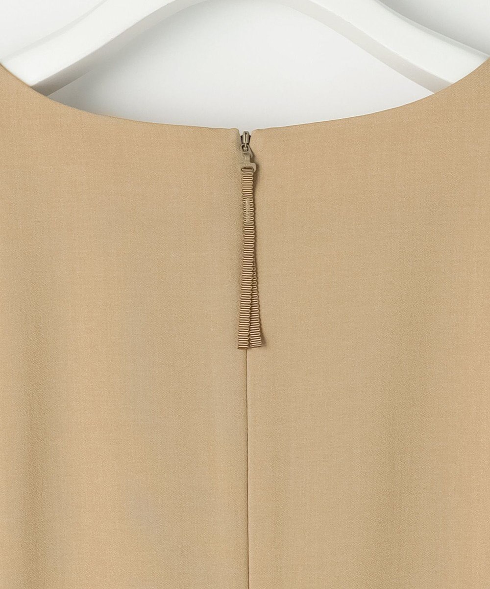 自由区 【ベルト付き】ウーステッドライク ワンピース 