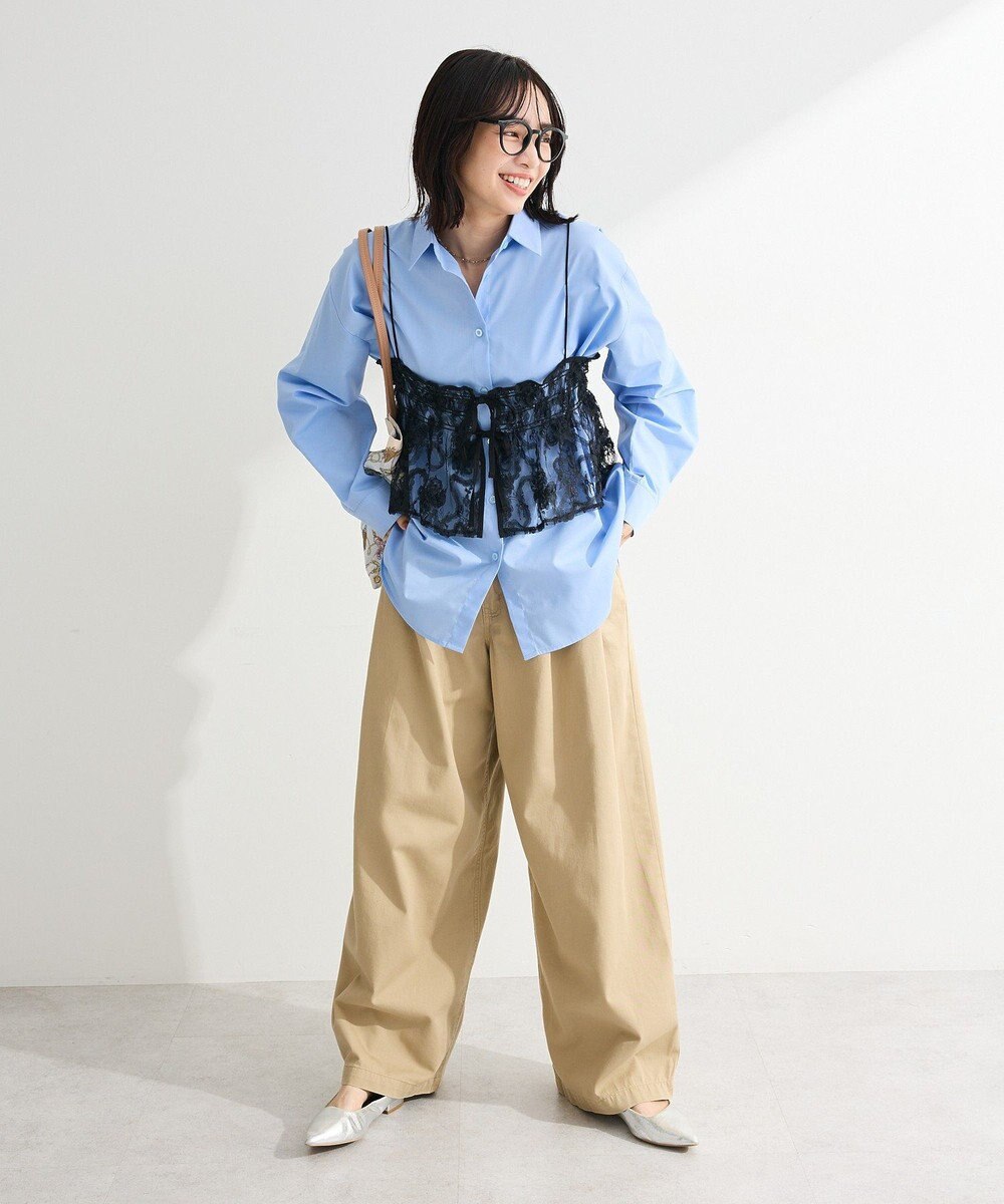 Green Parks ＳＥＴ２点シャツ＋レースビスチェ 