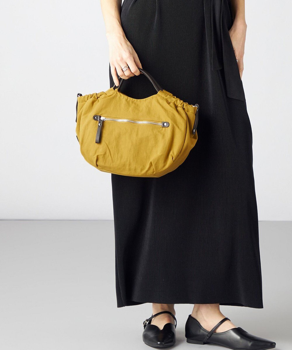 LA BAGAGERIE 【MONICA】サイドギャザー2WAYトートバッグ Sサイズ 