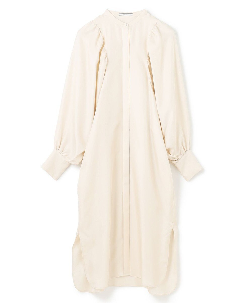 BEIGE， 【洗える】LISERONS / シルクパフワンピース 