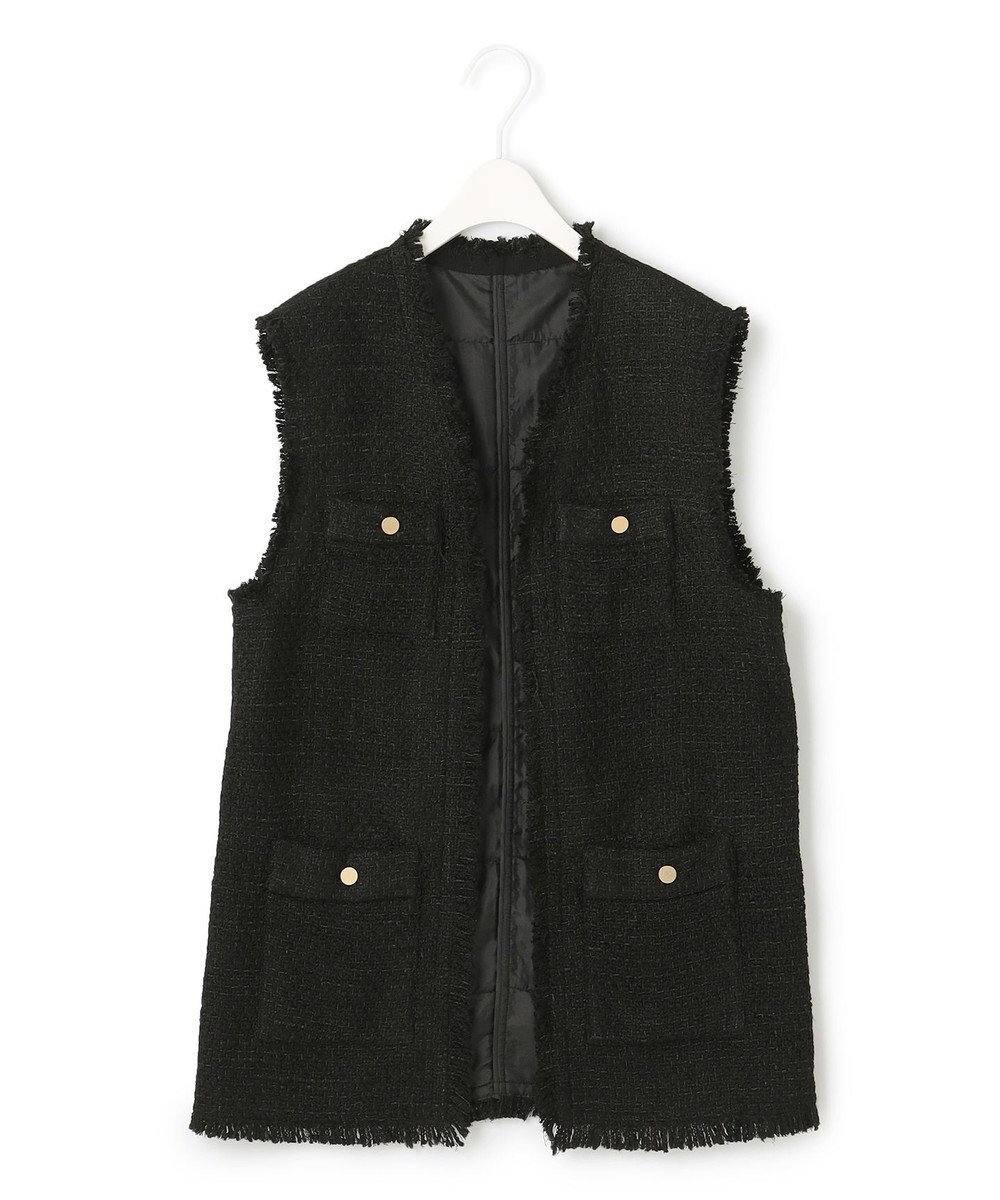 ICB ライトツイード ジレ 