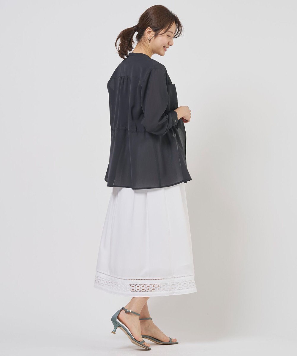 J.PRESS LADIES S RELAXION Sheer ボイル ブラウス 