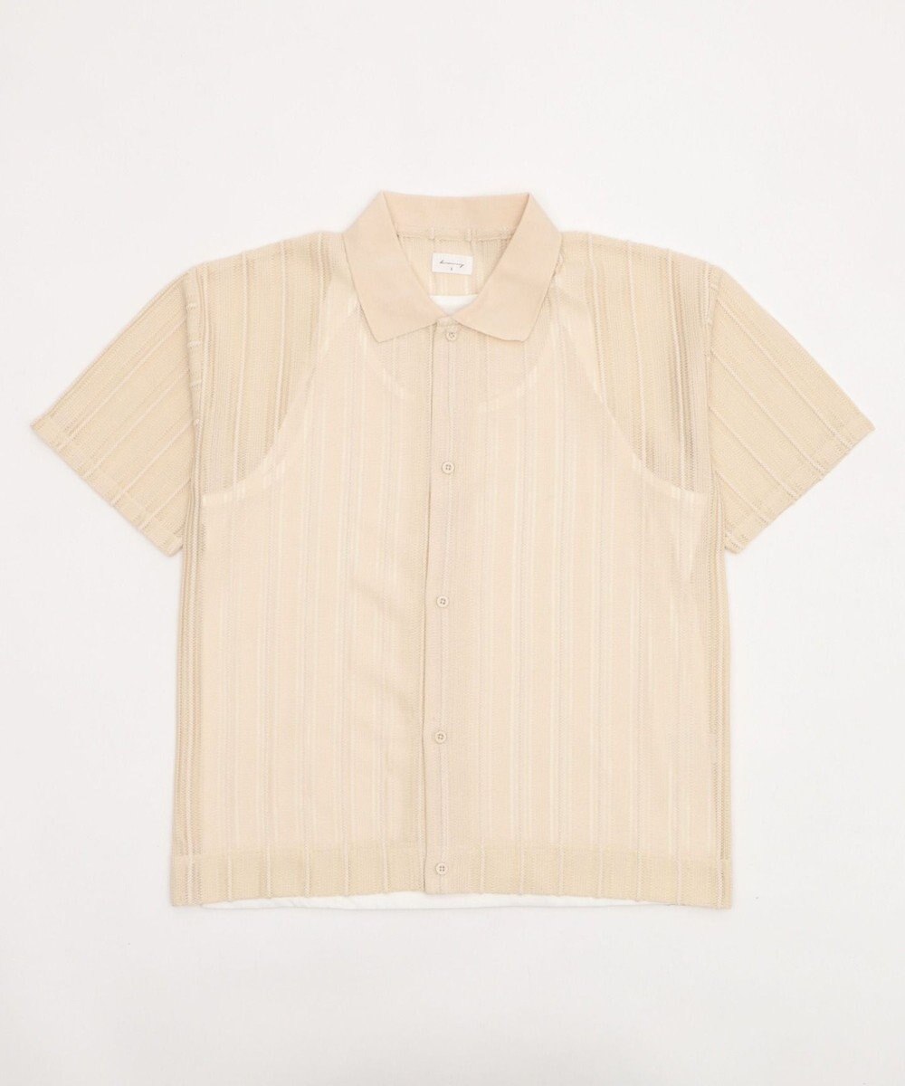 WEGO 【２点SET】アンサンブルシアーシャツ（SS） 