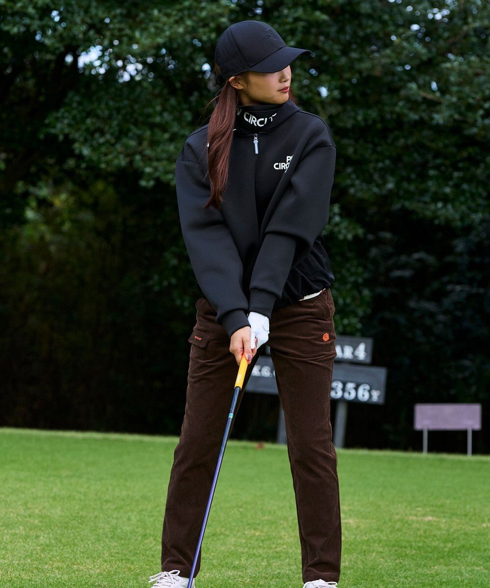 PW CIRCULUS 【WOMEN】コーデュロイ テーパードパンツ 