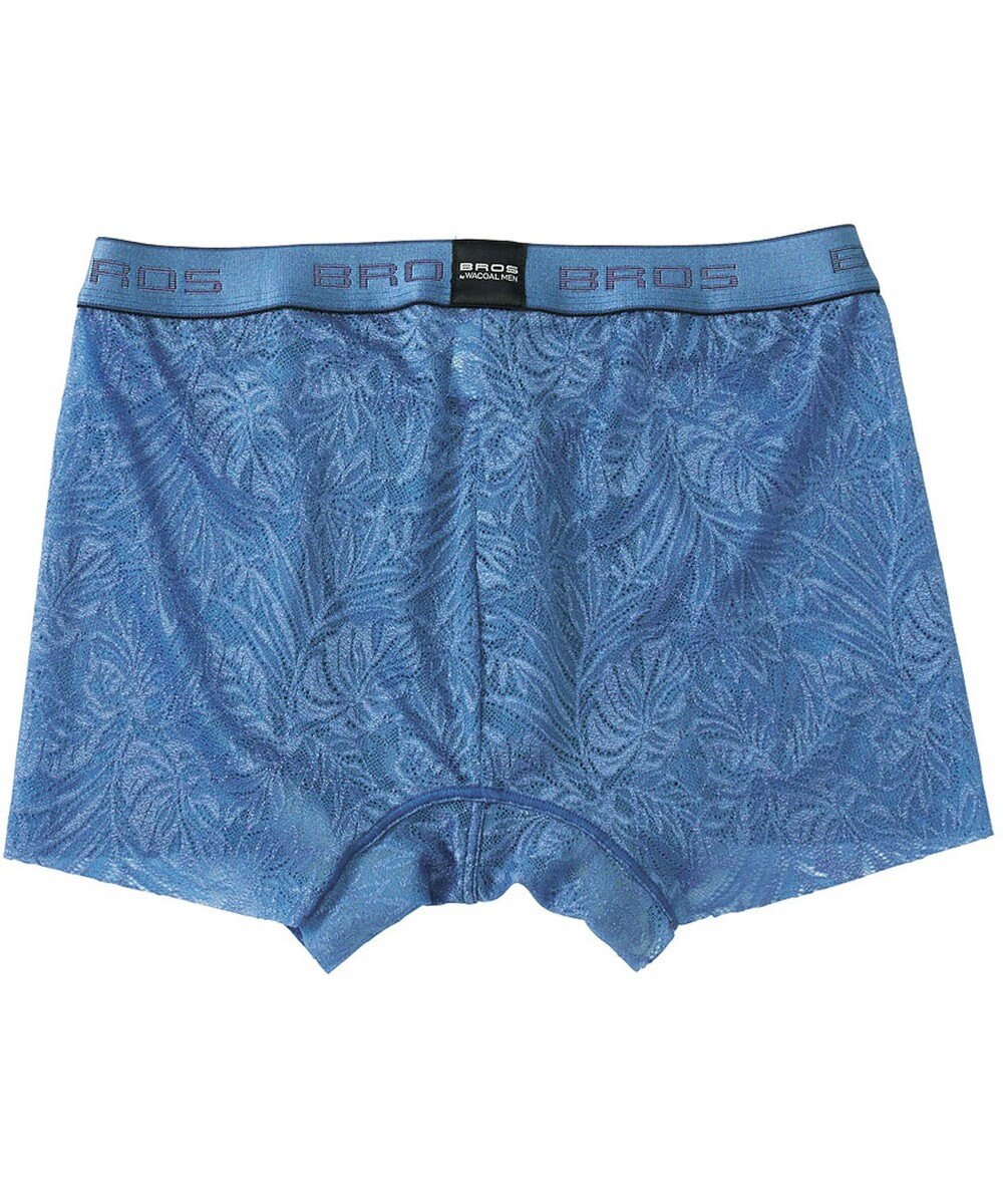 WACOAL MEN ボクサーパンツ【レースボクサー】フロント快適グラマラス 通気性 フリーなカッティング(裾部分) 前閉じ レース 下着 GT3341 /ブロス バイ ワコールメン 