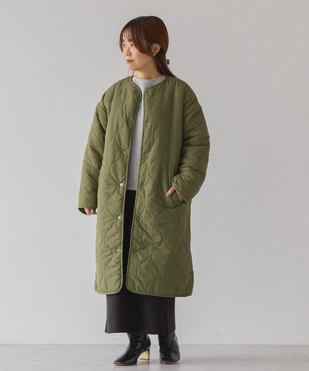 AMERICAN HOLIC 【WEB限定】あったかリバーシブルキルティングコート 