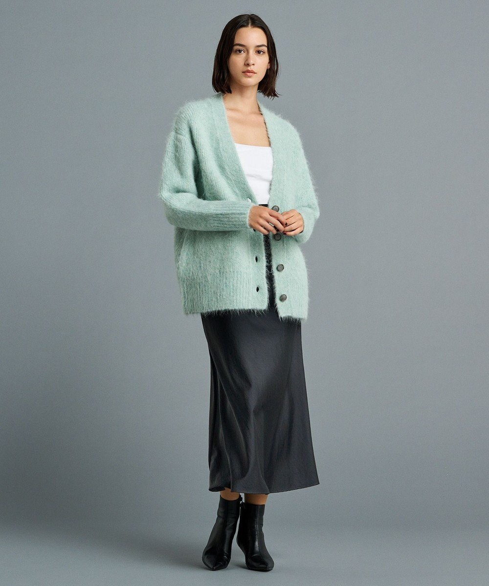 uncrave 【洗える】サテン フレアスカート（uncrave STANDARD） 