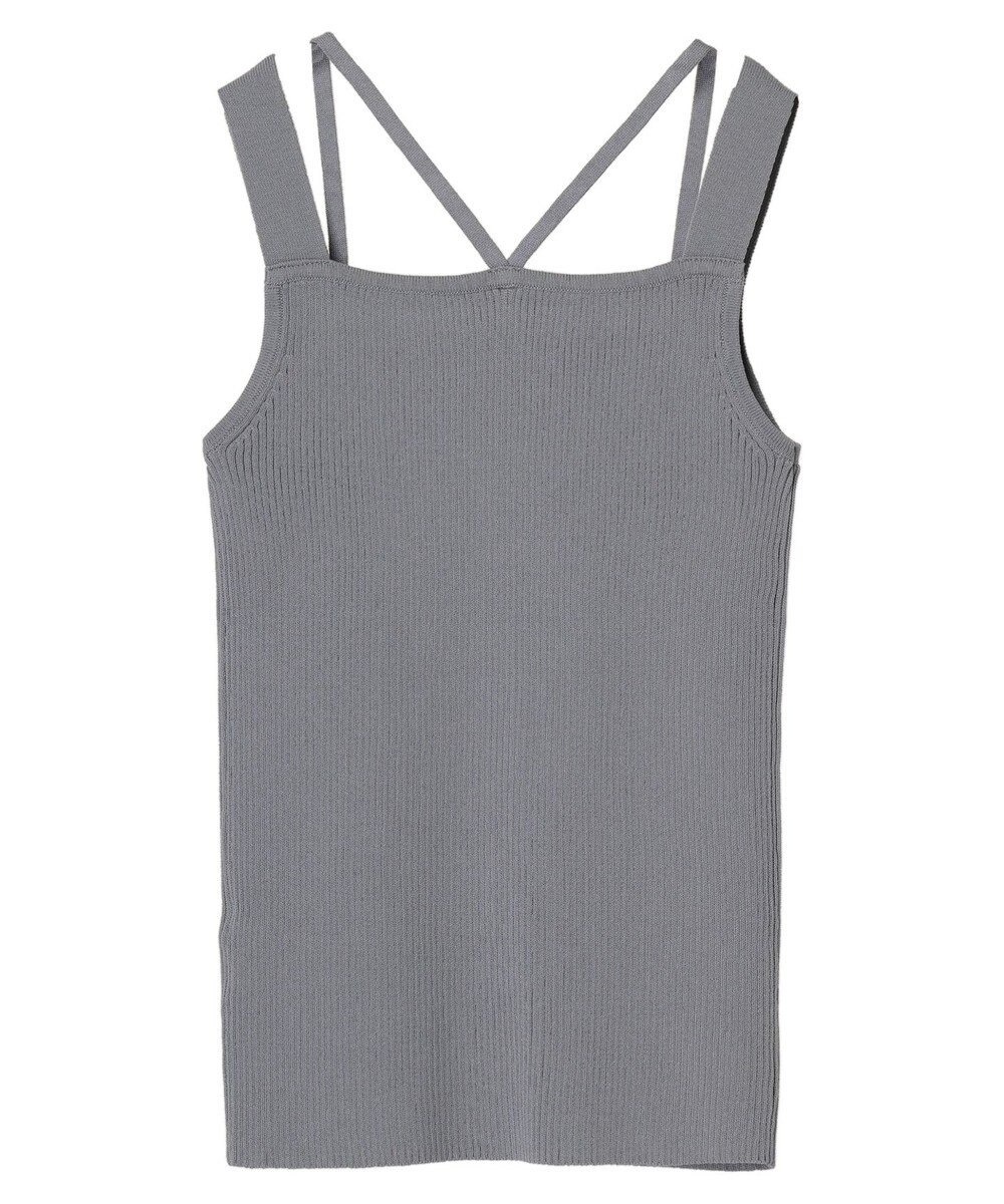 earth music&ecology レイヤードニットタンクトップ 