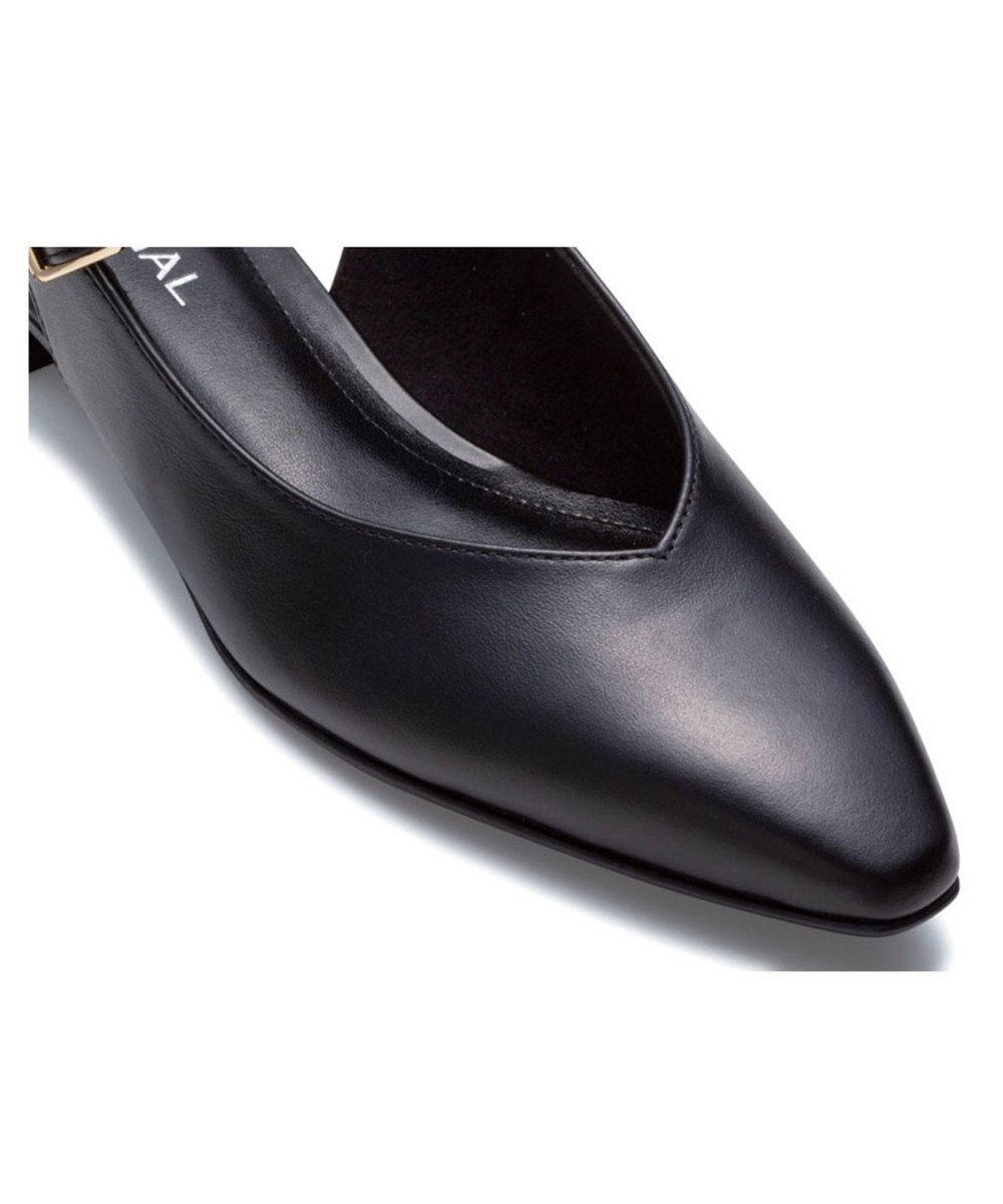 REGAL FOOT COMMUNITY 【リーガルレディース】F29R ストラップバックベルトパンプス フラットシューズ 