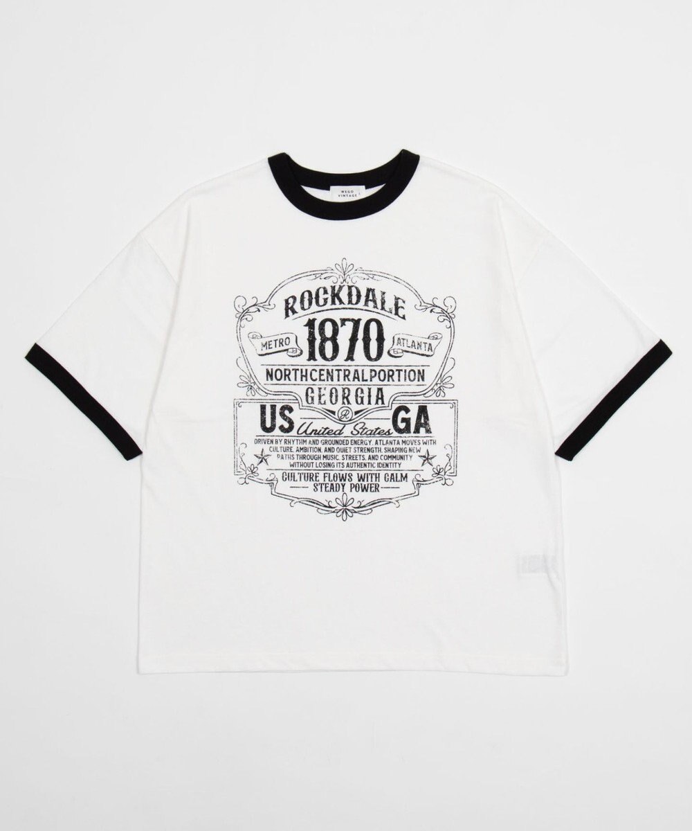 WEGO 【ユニセックス着用ITEM】グラフィックネップT（SS） 