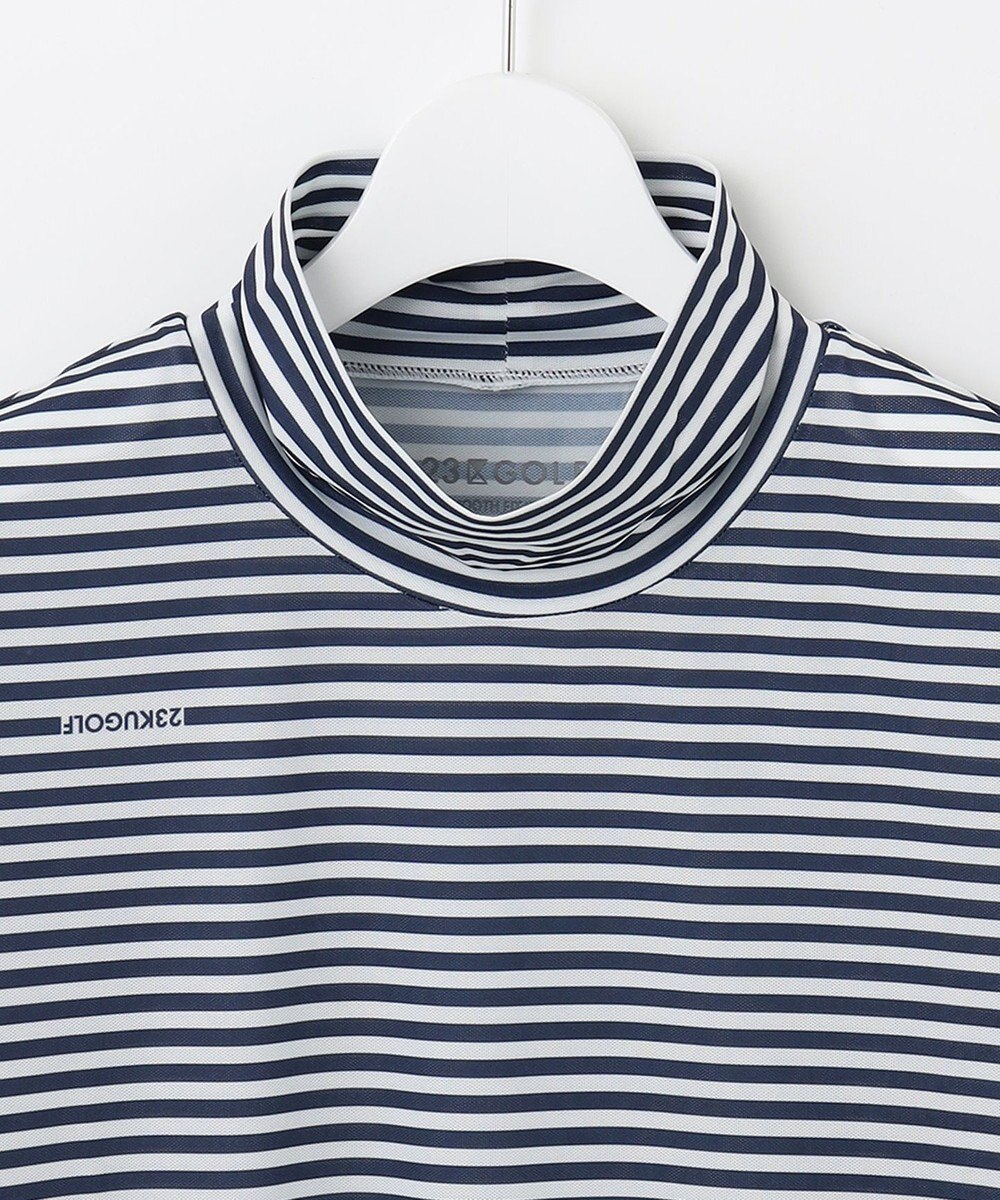 23区GOLF 【WOMEN】５０ｄカノコボーダー インナーシャツ 