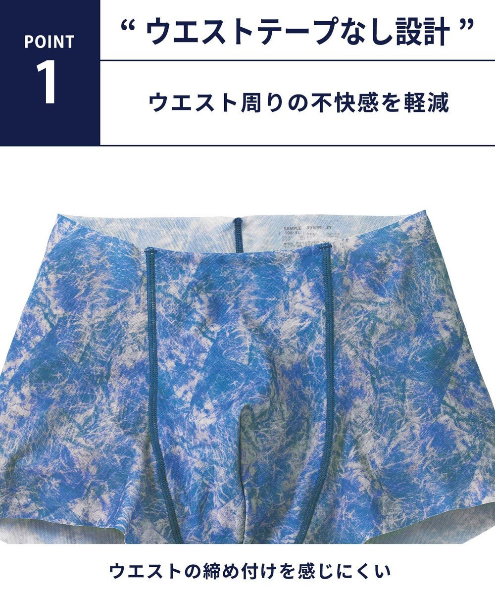 WACOAL MEN ボクサーパンツ　【NUDYZ】　ウエストテープがない解放感。　ローライズ　前閉じ　/ブロス　GT3101 