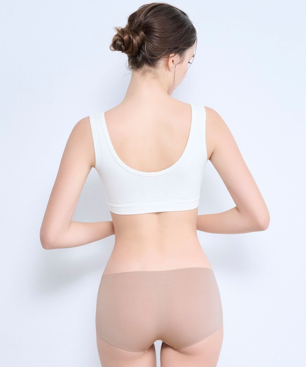 BRADELIS New York 【BRADELIS FIT】シームレスボーイレッグショーツ 響きにくいシンプルショーツ 