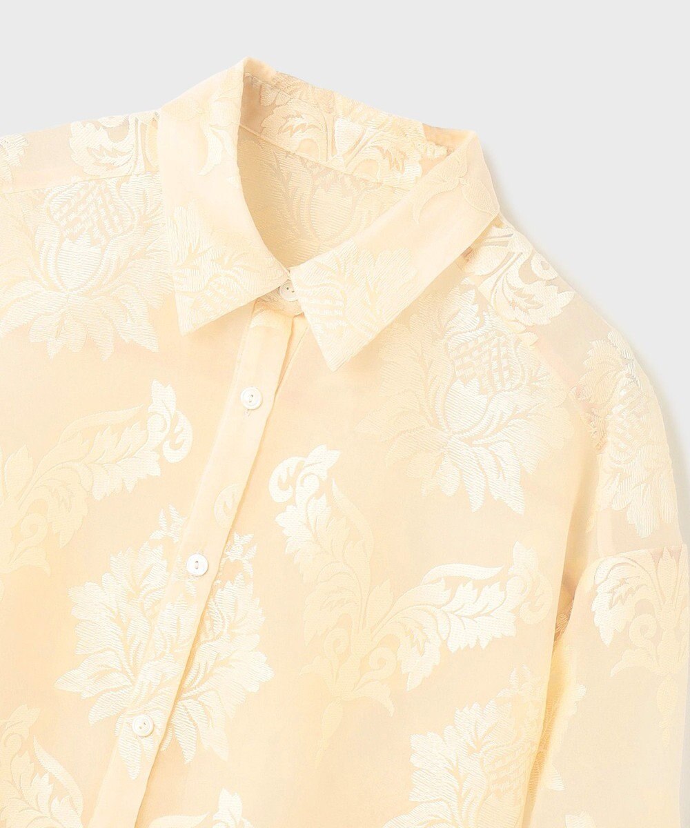 GRACE CONTINENTAL オーナメントオーバーシャツ 