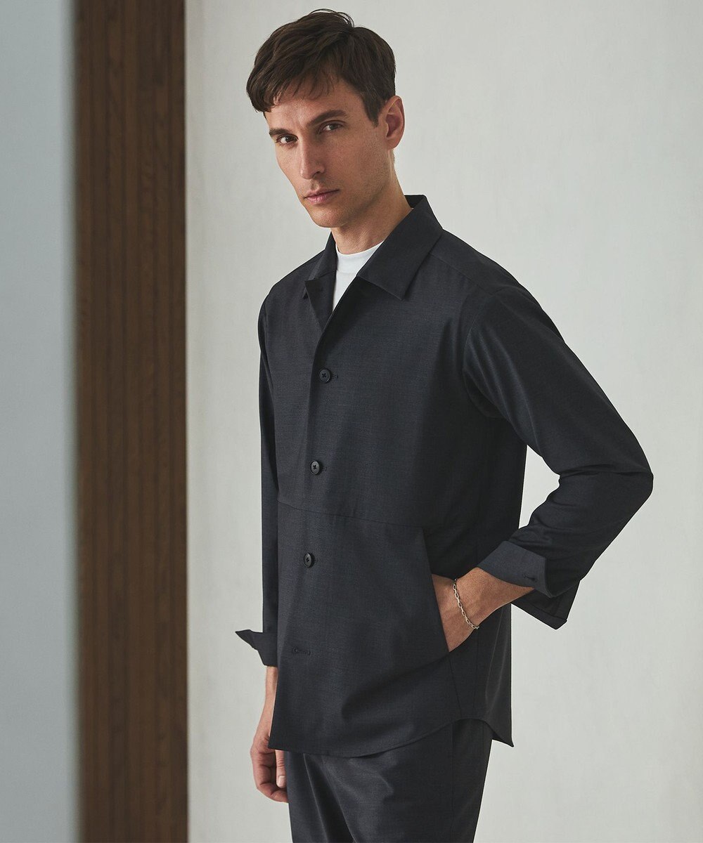 GOTAIRIKU カジュアルセットアップ対応【洗える/ストレッチ】YUNSA シャツアウター 