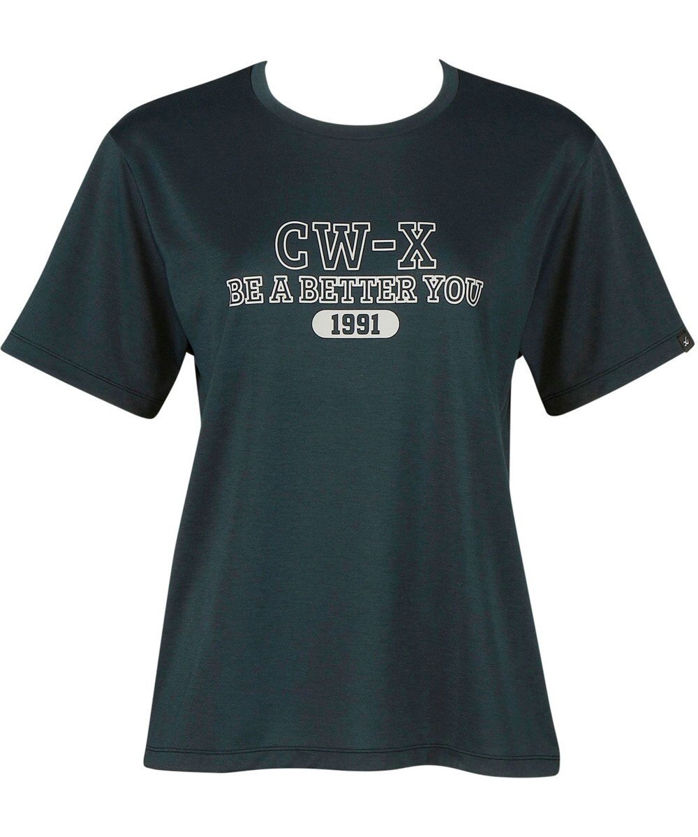 CW-X 【UNISEX】 CW-X トップス 3分袖 カジュアルＴシャツ 少しゆったりとした着用感 吸汗速乾 半袖 ユニセックス DLR105 /ワコール 