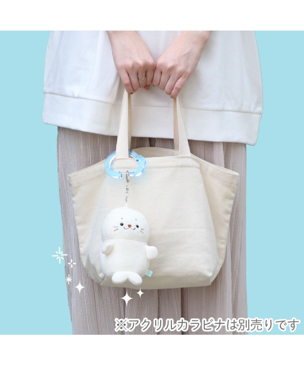 Mother garden しろたん ついてきちゃうしろたん 《 のんびりついたん 》マスコットキーホルダー 