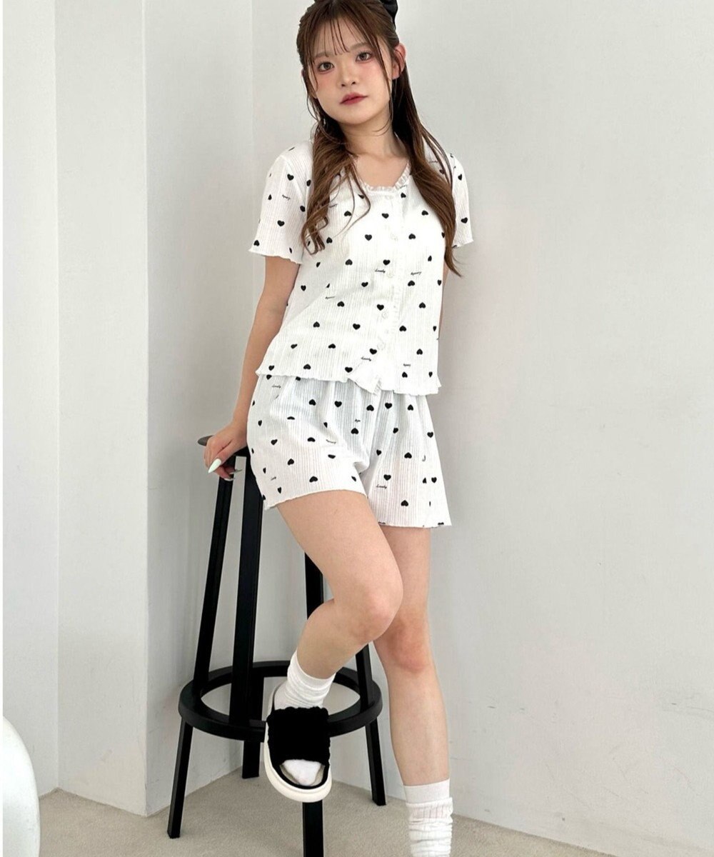 WEGO 総柄セットアップルームウェア 