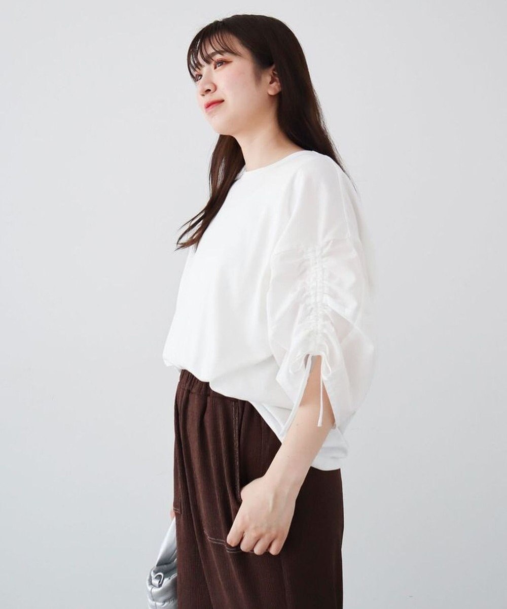 Green Parks ・ＥＬＥＮＣＡＲＥ　ＤＵＥ　ギャザースリーブＴＥＥ 