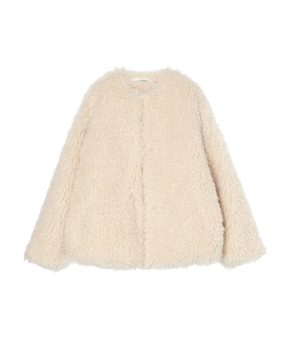 Green Parks ・ＥＬＥＮＣＡＲＥ　ＤＵＥ　シープファーノーカラーコート 