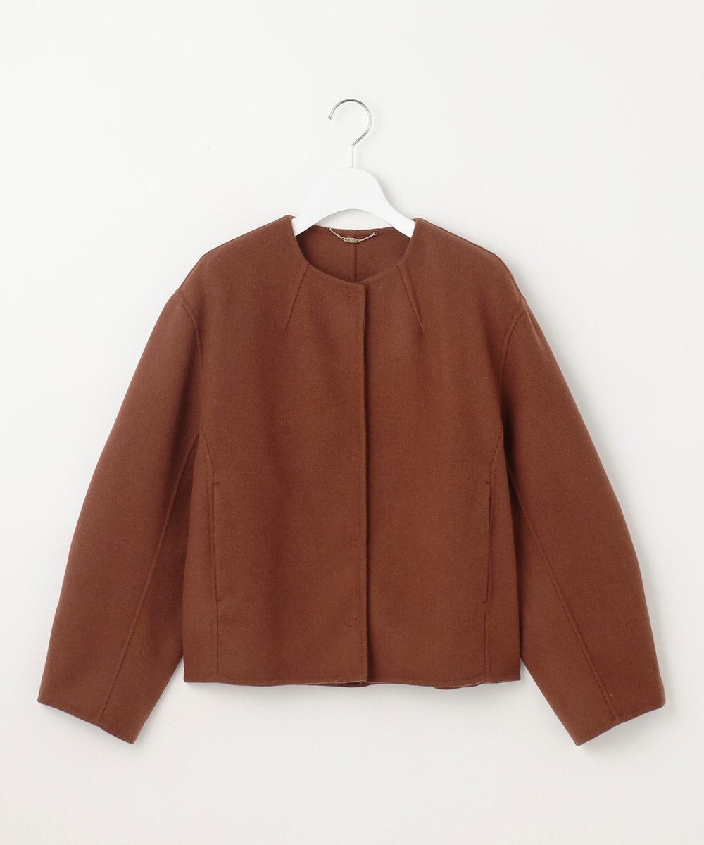 自由区 S ライトリバーノーカラー ジャケット 