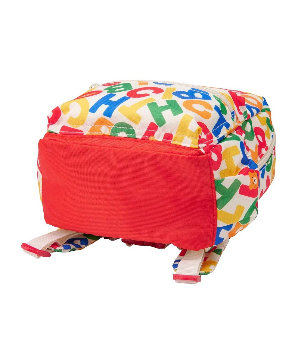 MIKI HOUSE HOT BISCUITS 【Sサイズ】 ロゴ総柄 リュック 