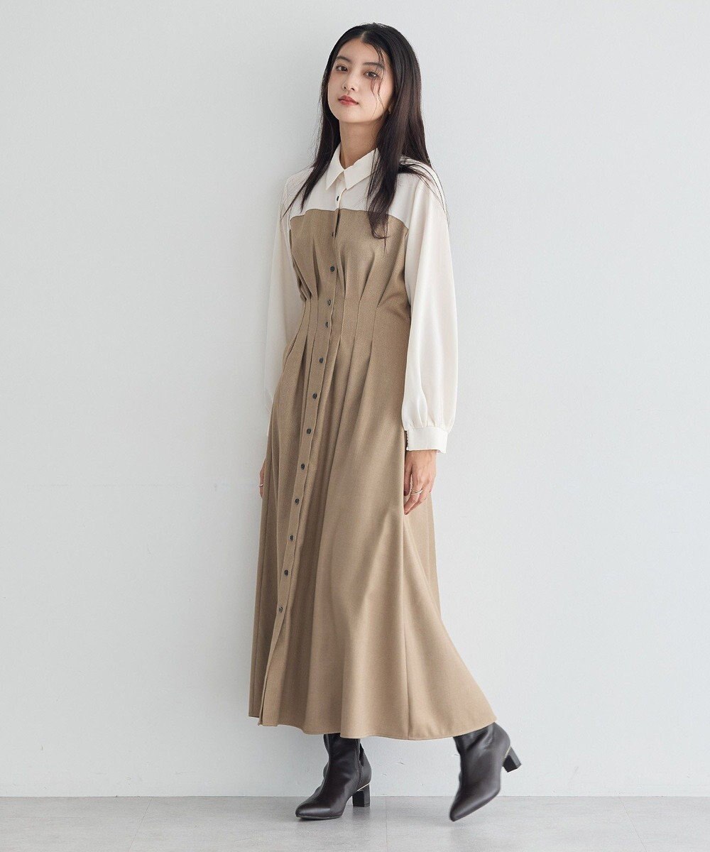 YECCA VECCA ベアドッキングワンピース 