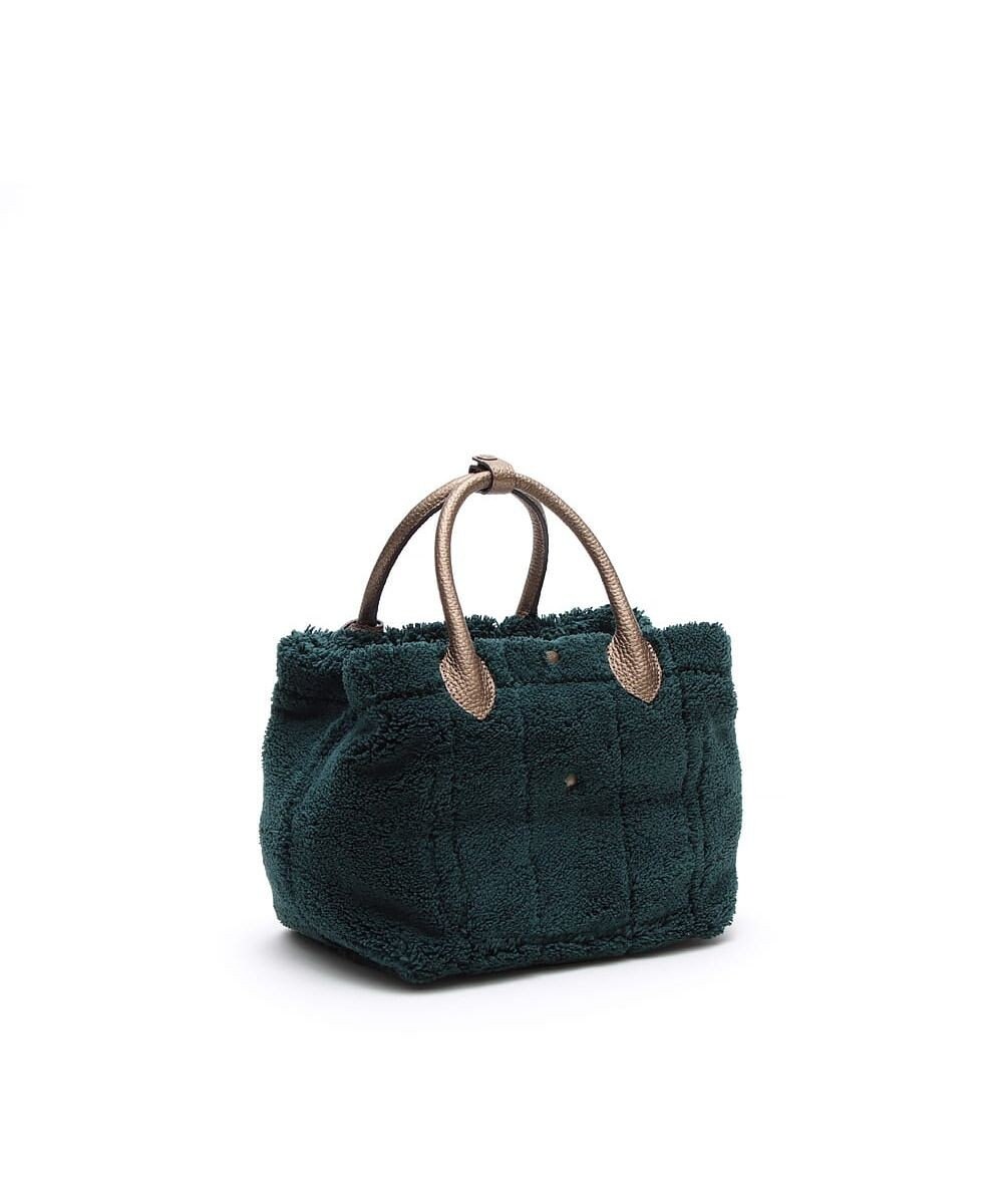 A.D.M.J. 【もこもこ】オスカー/コード刺しゅうキューブトート21cm(Dカン＋) 