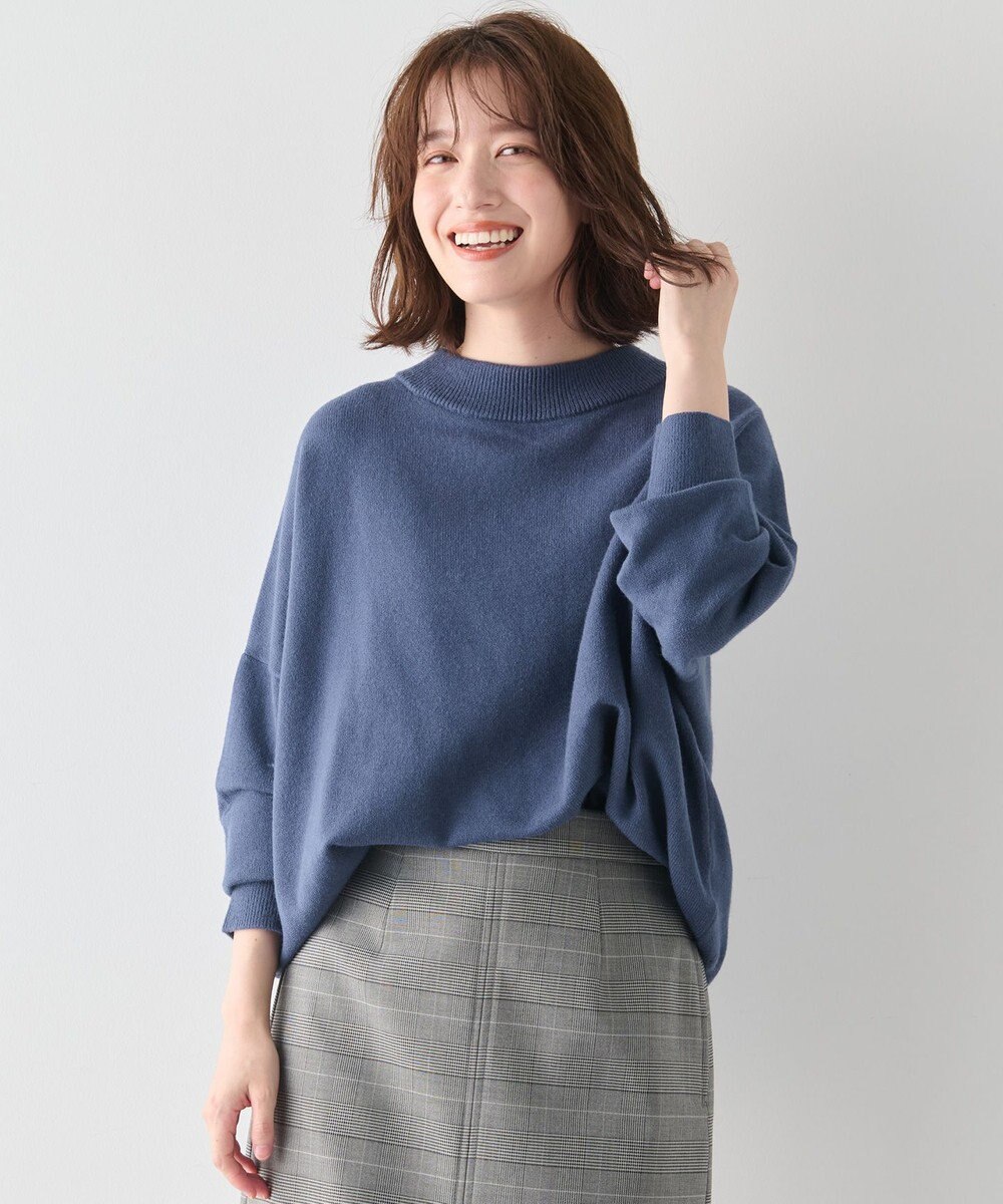 ANY 【6色展開】ムースタッチボクシーニット 