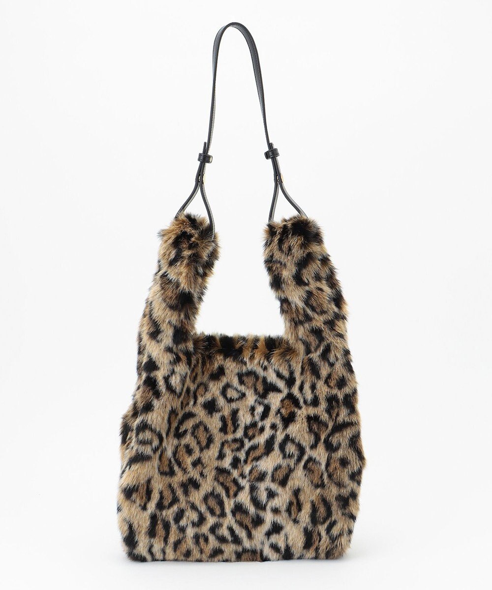 23区 【CLASSY.1月号掲載】レオパード ファー バッグ 