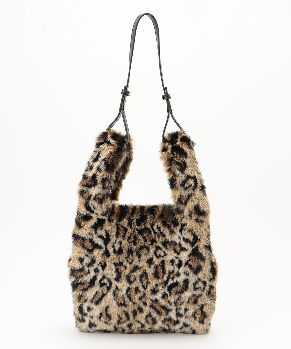 23区 【CLASSY.1月号掲載】レオパード ファー バッグ 