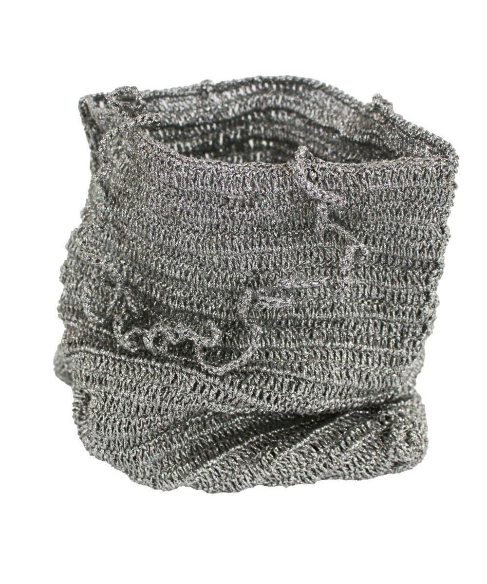 ROOTOTE 1091【手編みカゴバッグ風】SC.トール.クロッシュメタリック-A 