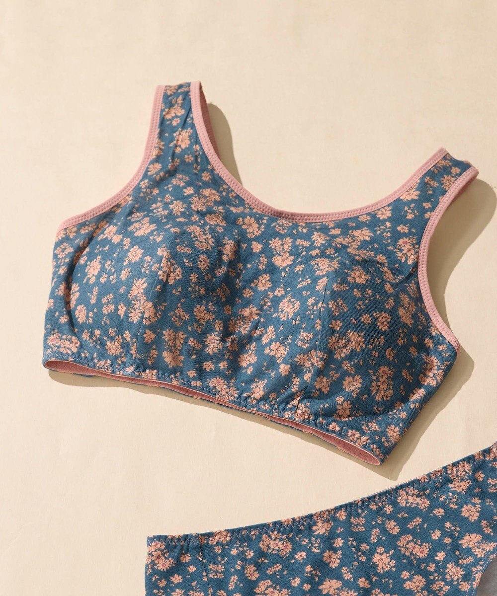 une nana cool ナイトアップブラ MADE WITH LIBERTY FABRIC 