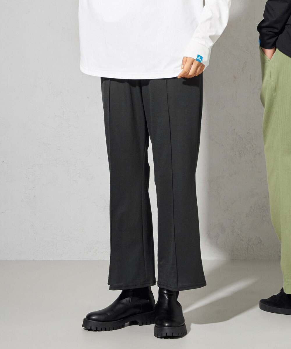 SHARE PARK LADIES 【洗える】ナチュラルワッシャー　セミフレアパンツ 