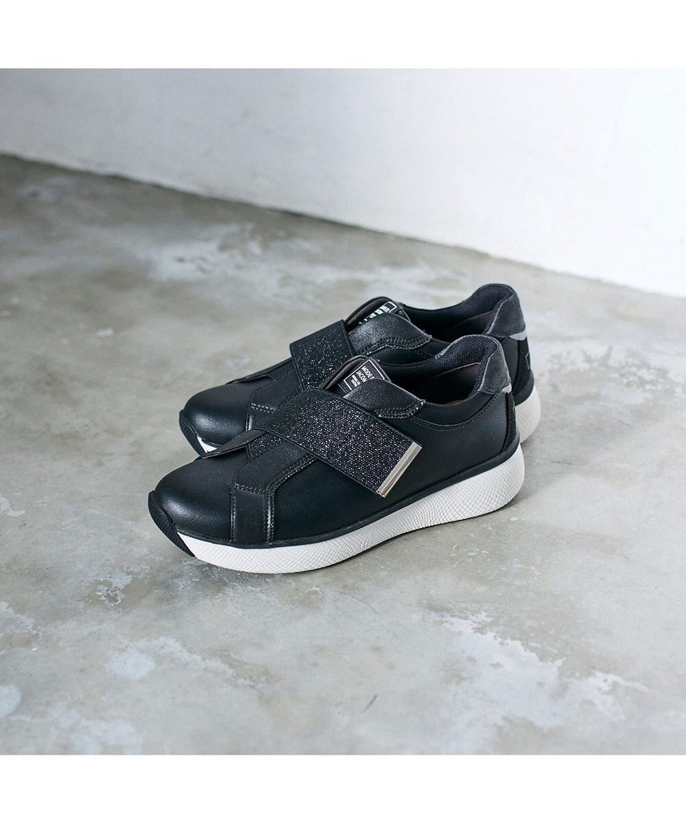 MODE ET JACOMO <MODE ET JACOMO>きれいめ厚底ベルクロスニーカー 