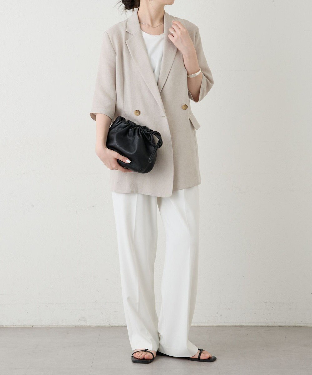 russet レザー巾着4WAYショルダーバッグ(CE-1454) 