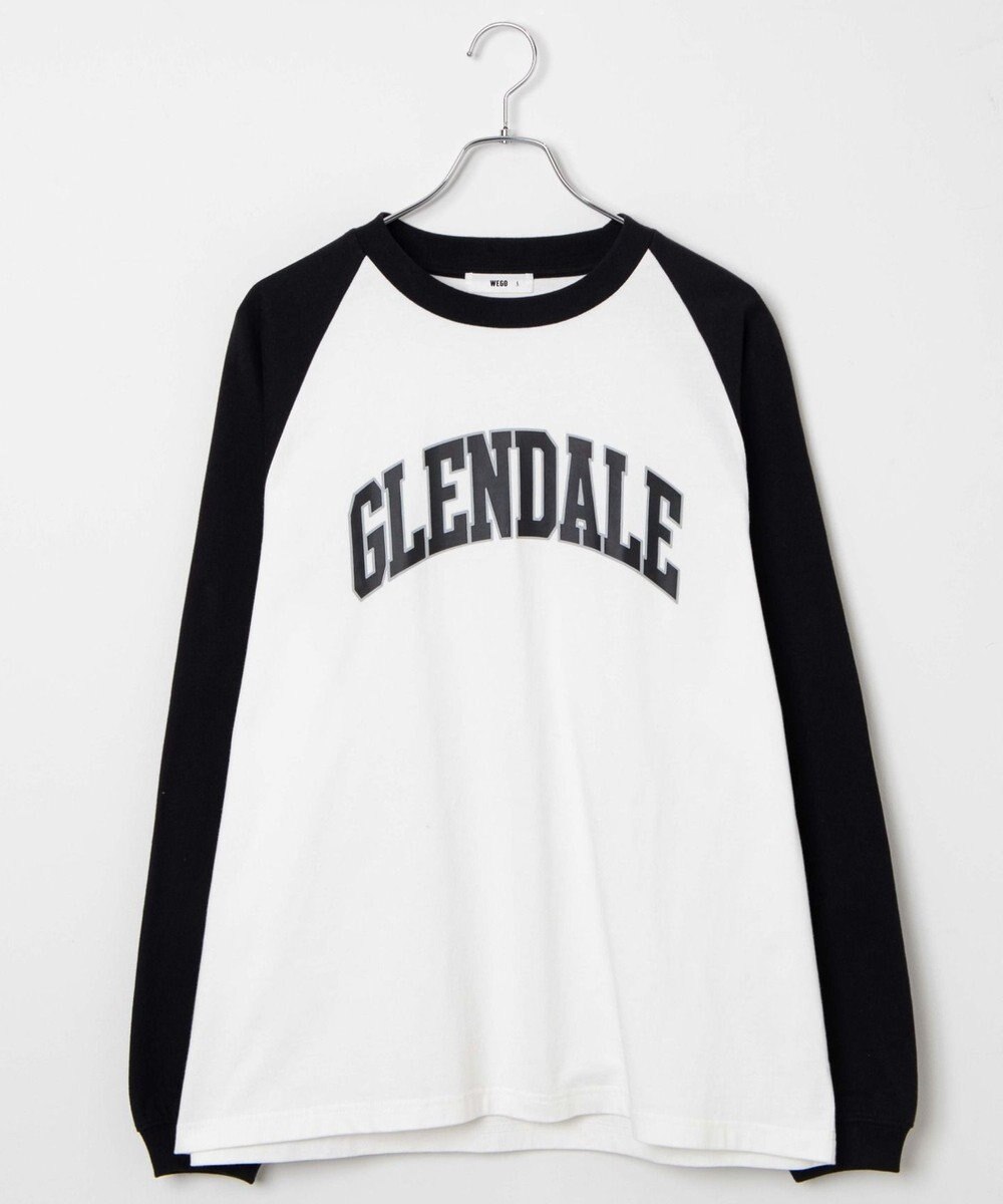 WEGO 【ユニセックス着用ITEM】ラグラングラフィックBIGロンT 