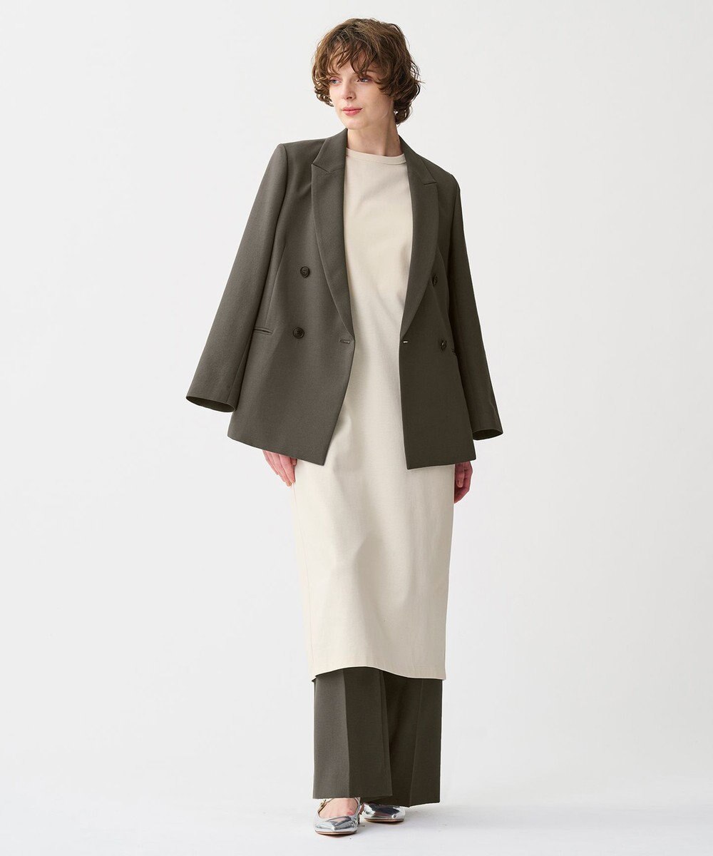 uncrave ダブルフェイスジャージー ワンピース 