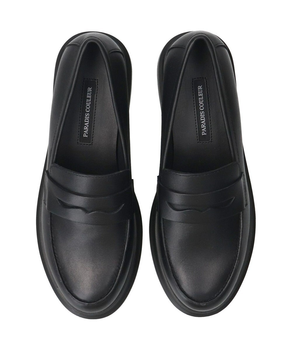 Bridget Birkin 【PARADIS COULEUR】ラウンドトウモールドソールローファー 