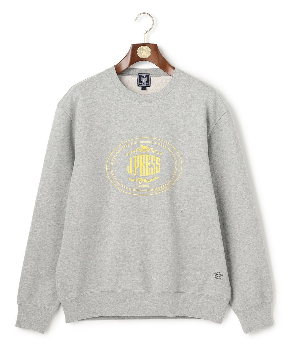 J.PRESS MEN 【J.PRESS ORIGINALS】【UNISEX】Supima Recycle French Terry Orval Logo Sweat Shirt 