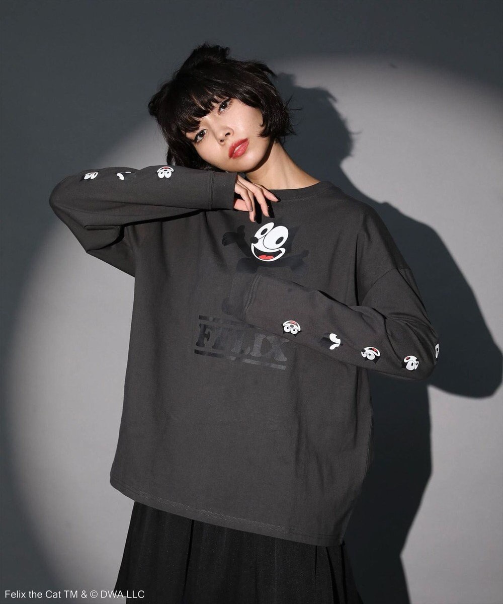 Green Parks ■ＦＥＬＩＸ　袖フェイスｐｔ　ロンＴＥＥ 