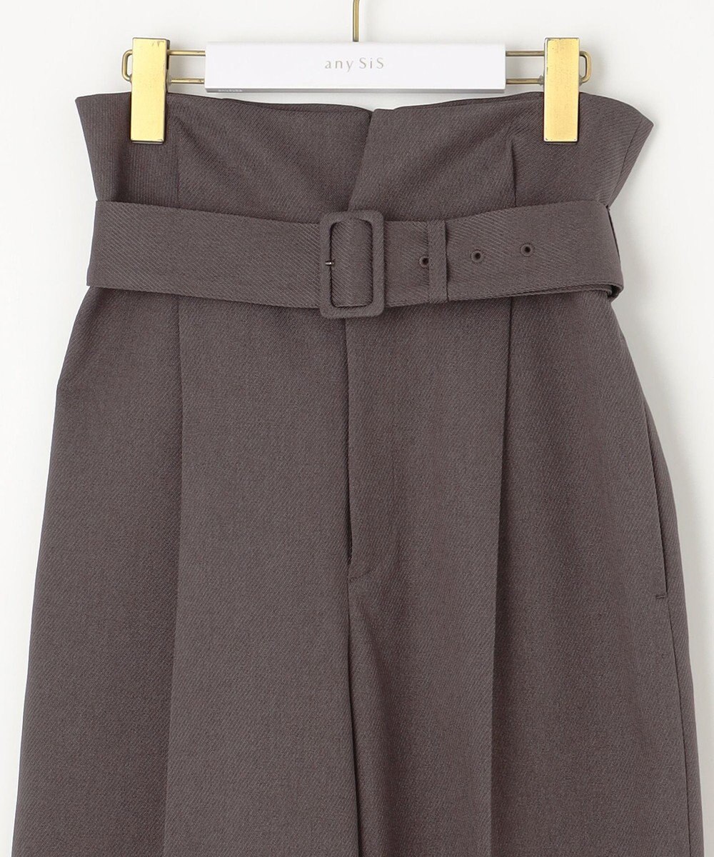 ANY SIS 【BAILA12月号掲載・貴島明日香さんコラボ】ハイカットリターン ワイドパンツ 