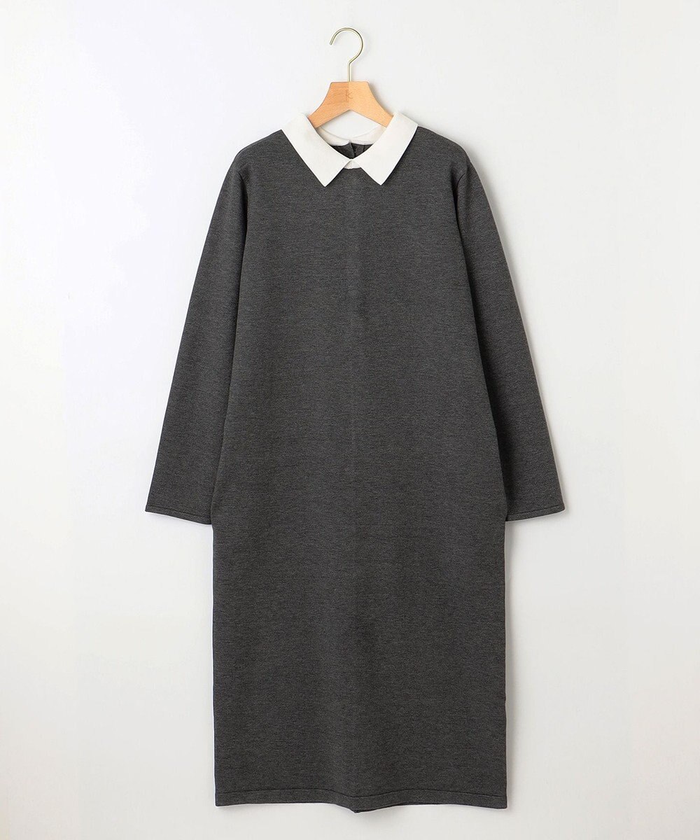 組曲 【新色追加！】Elena襟付き ニットワンピース 