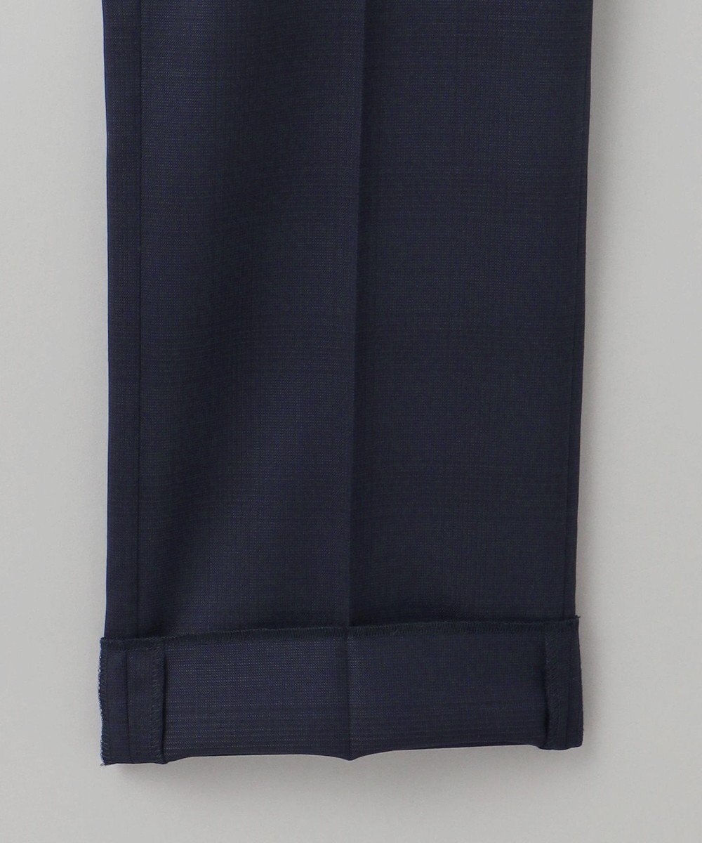 GOTAIRIKU 横に伸びる【TasmaniaWool/タマニアウール】ストレッチ スーツ__ネイビー格子柄 