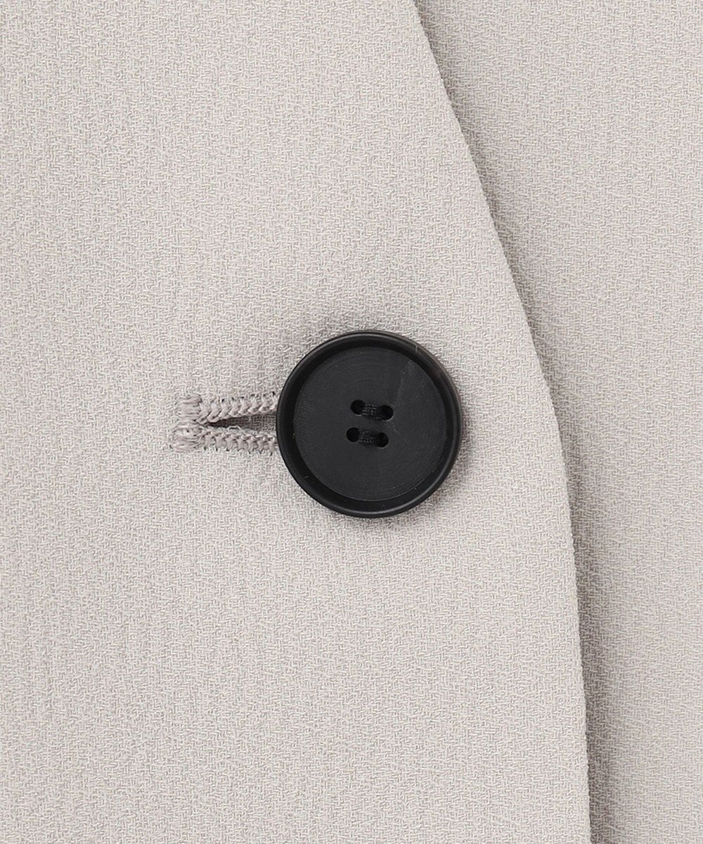 ICB 【WEB限定・洗える】BackSatinGeorgette ノーカラージレ 