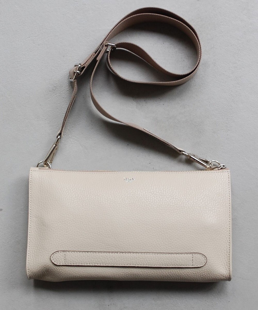 blancle シュリンクレザー クラッチショルダー 